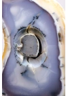 Blue Yellow Dendritic Opal Slice (Merlinite) – Polished Both Sides, Natural Eye Core, 327g