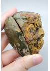 Corniola Rosso e Giallo senape Agata del Mar Nero a Fasce