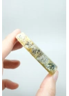 Renkli Mükemmel İşlenmiş Opal Dilimi - Merlinit, Sarı, Mavi