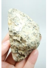 Krem ve İvory Merlinit Cilalı Yarım - Kremsi Beyaz Dendritli Opal ile Siyah Yosun
