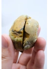 Koyu Sarı Dendritik Opal - Süt ve Bal Opal Cilalı Çift, 68g