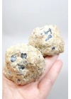 Dendritik Simya: Merlinit (Dendritik Opal) - Cilalı Çift