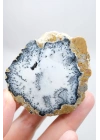Dendritik Simya: Merlinit (Dendritik Opal) - Cilalı Çift