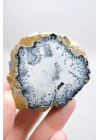 Dendritik Simya: Merlinit (Dendritik Opal) - Cilalı Çift