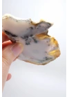 Dendritik Bal Opal Dilimi: Cilalanmış Merlinite Taşı (90g)