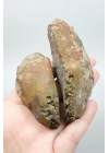 Dense Terracotta Red and Mustard Yellow Plume Agate, 180g