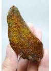Dense Terracotta Red and Mustard Yellow Plume Agate, 180g
