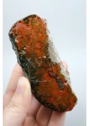 Alev Kırmızısı, Hardal Sarısı, Zeytin Yeşili Nakışlı Karadeniz Deniz Yosunu Ağat Çifti, 333g