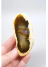 Bal Dendritik Opal Dilimi - Kehribar Sarısı Anadolu Opal Numune, 92g