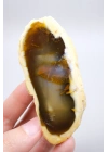 Bal Dendritik Opal Dilimi - Kehribar Sarısı Anadolu Opal Numune, 92g