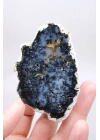 Indigo Mavisi Dendritik Opal Çifti, Koyu Gri Merlinit Kristali