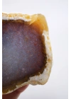 Leylak Mavisi ve Oker Sarısı Merlinite (Dendritik Opal) ile Nadir Kırmızı-Kahverengi Dendritik İçerikler, 350g