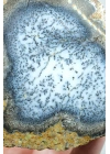 Merlinite (Dendritik Opal) - Mavi ve Beyaz Dendritik Opal Çift
