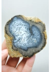 Merlinite (Dendritik Opal) - Mavi ve Beyaz Dendritik Opal Çift