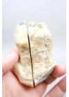 Merlinit (Opale dendritico) - Coppia di Opali Blu e Bianchi | Pietra di Intuizione e Equilibrio