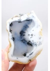 Merlinit (Opale dendritico) - Coppia di Opali Blu e Bianchi | Pietra di Intuizione e Equilibrio
