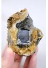 Merlinit / Dendritik Opal ile Mavi Druzy Yastık Çekirdeği, 237g