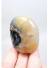 Merlinit Doğal Şekil | Cilalanmış Dendritik Opal Şaman Taşı | Büyü ve İkiliğin Taşı | Doğal Dendrit Kristali