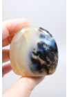 Merlinit Doğal Şekil | Cilalanmış Dendritik Opal Şaman Taşı | Büyü ve İkiliğin Taşı | Doğal Dendrit Kristali