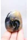 Merlinit Doğal Şekil | Cilalanmış Dendritik Opal Şaman Taşı | Büyü ve İkiliğin Taşı | Doğal Dendrit Kristali