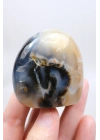 Merlinit Doğal Şekil | Cilalanmış Dendritik Opal Şaman Taşı | Büyü ve İkiliğin Taşı | Doğal Dendrit Kristali