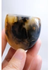 Merlinit Doğal Şekil | Cilalanmış Dendritik Opal Şaman Taşı | Büyü ve İkiliğin Taşı | Doğal Dendrit Kristali