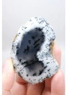 Sisli Orman Dendrit Opal | Derin Mavi ve Kar Beyazı Merlinite Örneği, 82g