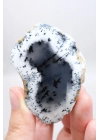 Sisli Orman Dendrit Opal | Derin Mavi ve Kar Beyazı Merlinite Örneği, 82g