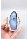 Mist Forest Dendritic Opal | Derin Derin Mavi ve Kar Beyazı