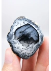 Mistik Dendritik Opal | Derin Mavi ve Kar Beyazı Merlinit, 29g
