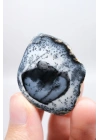 Mistik Dendritik Opal | Derin Mavi ve Kar Beyazı Merlinit, 29g