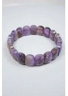 Il più nobile rimedio e pace del viola: Bracciale in ametista dalle sfaccettature ovali luminose