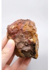 Oker Sarısı Dendritik Opal (Merlinit) ile Soluk Gökyüzü Mavisi Drüzy Jeot, 390g