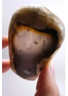 Nadir Renkli Merlinite Dilimi (İki Taraflı Cila Honey & Mavi Dendritik Opal) - Manzara Koleksiyon Taşı Numunesi (65g)