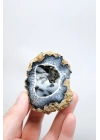 Seltene Merlinite (Baumartiger Dendritenopal) Geode - Natürliche, dreidimensionale baumartige Dendriten, 58g