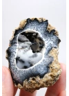 Seltene Merlinite (Baumartiger Dendritenopal) Geode - Natürliche, dreidimensionale baumartige Dendriten, 58g