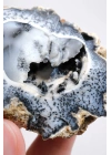 Seltene Merlinite (Baumartiger Dendritenopal) Geode - Natürliche, dreidimensionale baumartige Dendriten, 58g