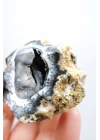Rare Merlinit Jeodu (Opalo Dendrítico) - Cavidad cruda con especimen con inclusiones dendríticas en forma de árbol en 3D, 51g