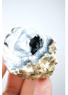 Rare Merlinit Jeodu (Opalo Dendrítico) - Cavidad cruda con especimen con inclusiones dendríticas en forma de árbol en 3D, 51g