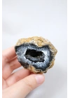 Geoda de Merlinita Cruda (Opalo Dendrítico) - Dendritas en forma de árbol en 3D, 115g