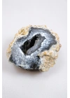 Geoda de Merlinita Cruda (Opalo Dendrítico) - Dendritas en forma de árbol en 3D, 115g