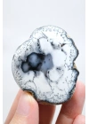 Dumanlı Mavi & Beyaz Dendritik Opal, Merlinit Numune, 57g