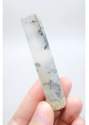 Soft Blue Tonlarında Cilalı Merlinit (Dendritik Opal) Serbest Form, 34g