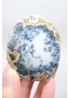 Eşsiz Güzellik Merlinit, Dendrit Opal Tekli, Mavi ve Beyaz İçerikli Opal