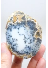 Eşsiz Güzellik Merlinit, Dendrit Opal Tekli, Mavi ve Beyaz İçerikli Opal