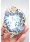 Eşsiz Güzellik Merlinit, Dendrit Opal Tekli, Mavi ve Beyaz İçerikli Opal