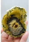 Sarı Dendritik Opal - Mavi Kalsedon ve Bal Opali Muhteşem Parlatılmış Çift | Fikir & Dengelendirme Taşı