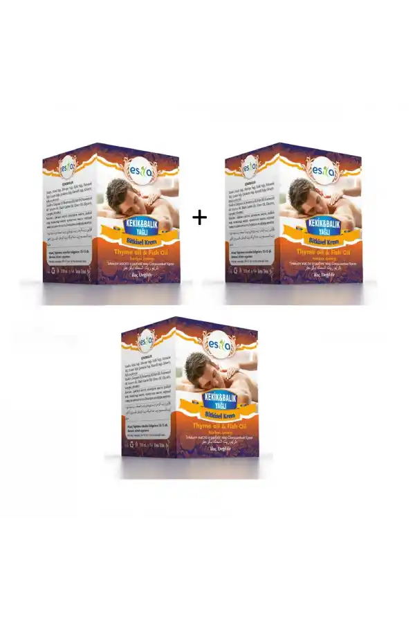 3 Adet Esila Kekik&balık Yağlı Krem 3X210ml