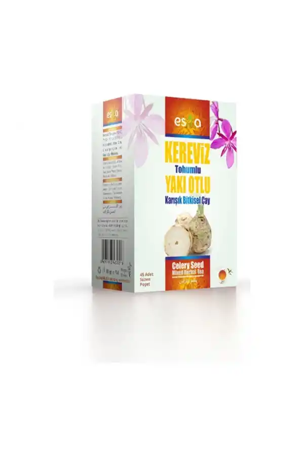 Esila Kereviz Tohumlu & Yakı Otlu Karışık Süzen Poşet Çay 45 x 2 G 1ad