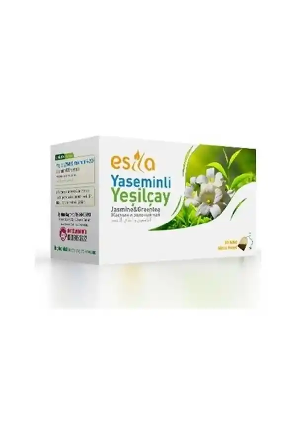 Esila Yaseminli Yeşilçay Süzen Poşet Çay 20 x 2 G